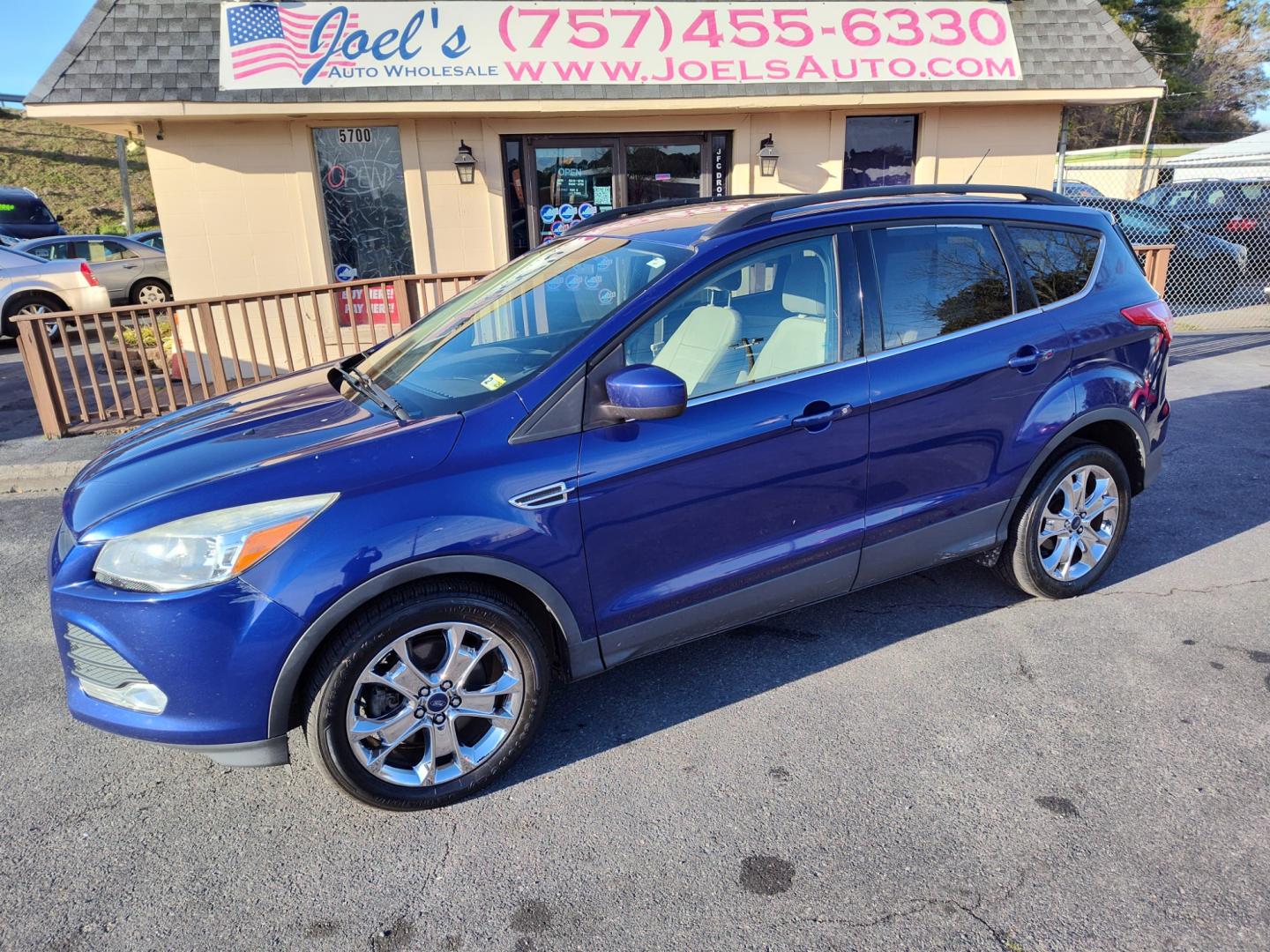 2015 Blue Ford Escape (1FMCU9G91FU) , located at 5700 Curlew Drive, Norfolk, VA, 23502, (757) 455-6330, 36.841885, -76.209412 - Photo#0